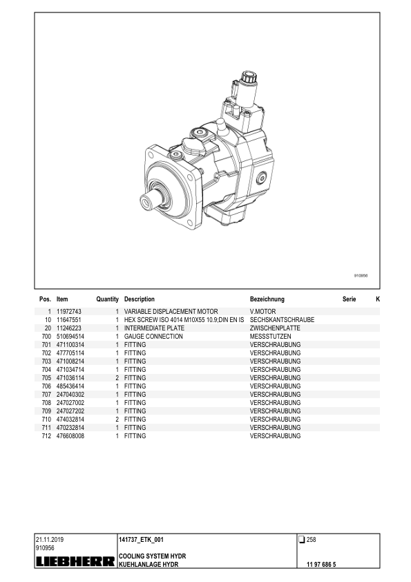 Liebherr LHM 420 Crane Parts Catalog SN 141737 - Image 11