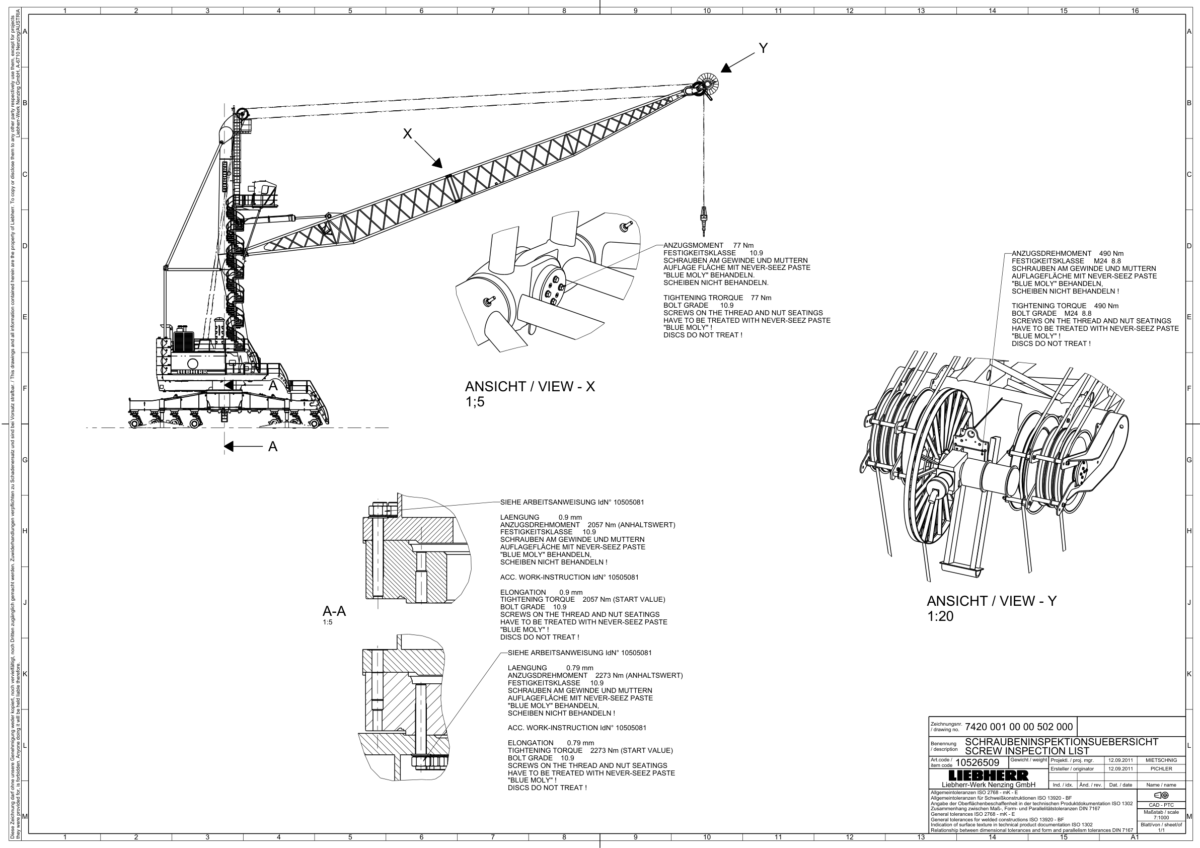 Liebherr LHM 420 Crane Service Training Manual SN 141047 - Image 3