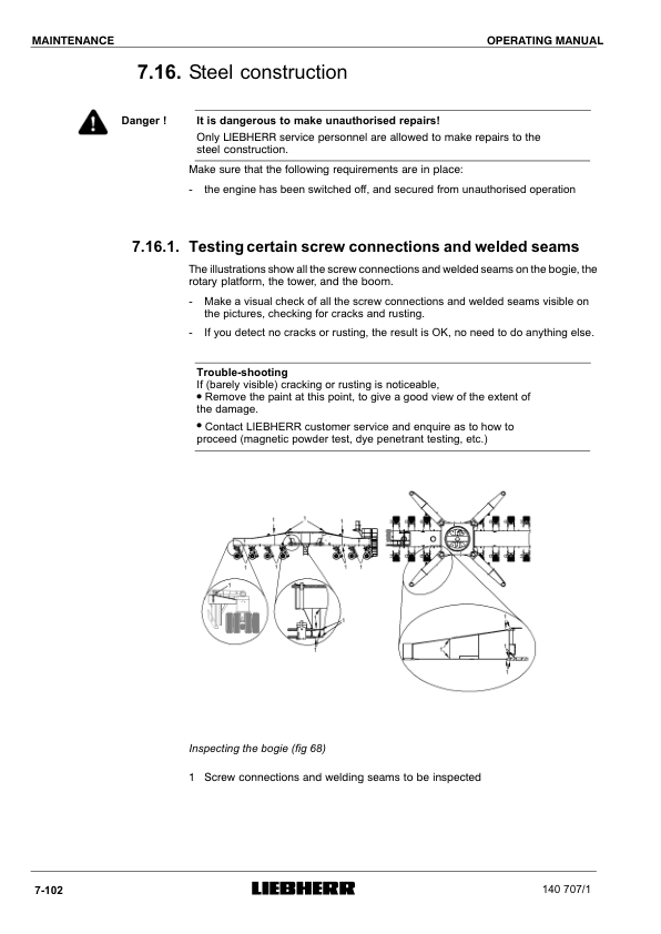 Liebherr LHM 500 Crane Operators Manual SN 140707 - Image 18