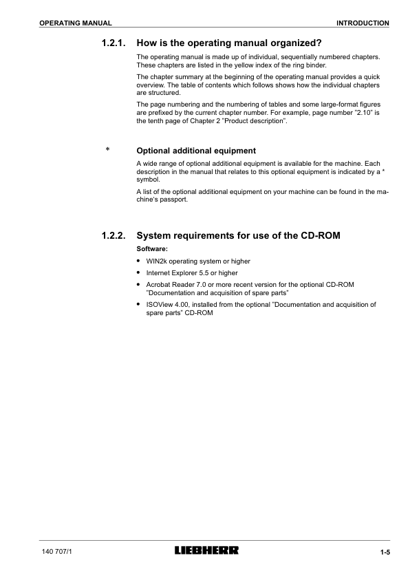 Liebherr LHM 500 Crane Operators Manual SN 140707 - Image 4