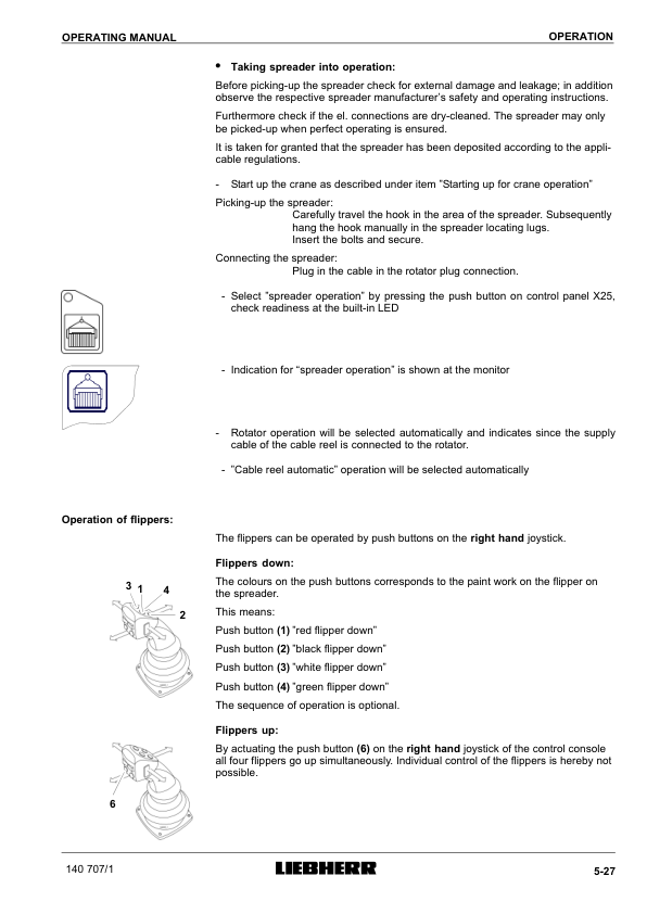 Liebherr LHM 500 Crane Operators Manual SN 140707 - Image 15