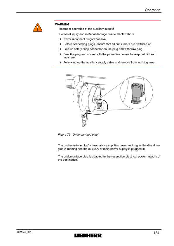 Liebherr LHM 550 Crane Operators Manual SN 141044 - Image 16