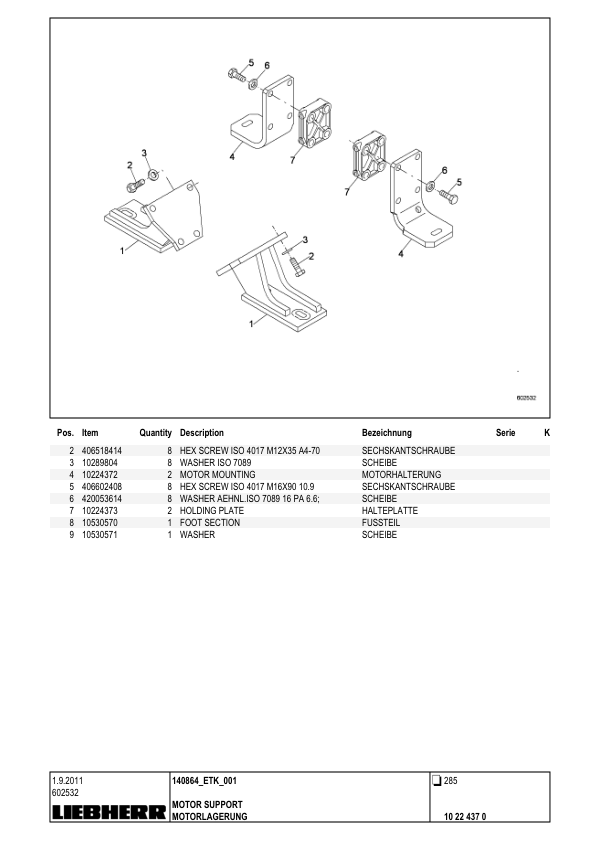 Liebherr LHM 550 Crane Parts Catalog SN 140864 - Image 15