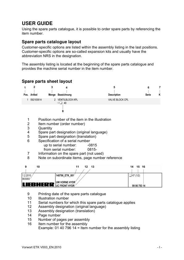 Liebherr LHM 550 Crane Parts Catalog SN 140864 - Image 6