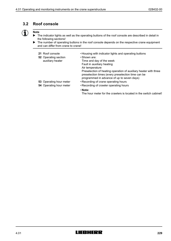 Liebherr LR 1350-1 Crawler Crane Operators Manual - Image 13