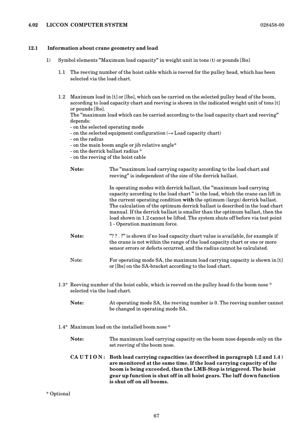 Liebherr LR 1350-1 Crawler Crane Operators Manual - Image 9