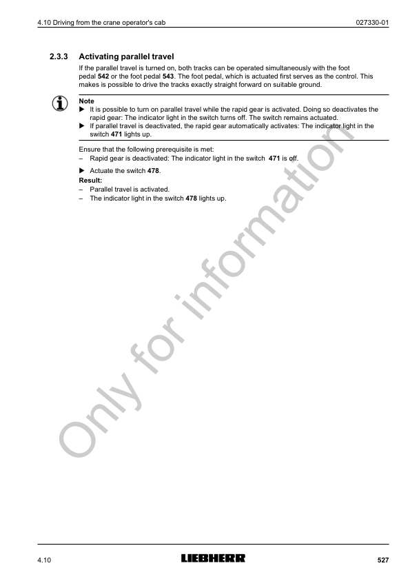 Liebherr LR 1600-2 Crane Operators Manual - Image 9
