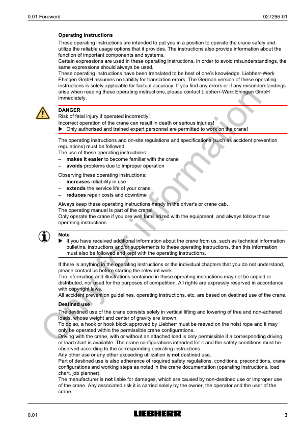 Liebherr LR 1600-2 Crane Operators Manual - Image 4