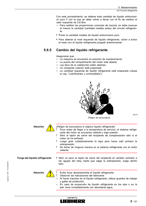 Liebherr LR 634 Litronic Crane Operators Manual ES - Image 12