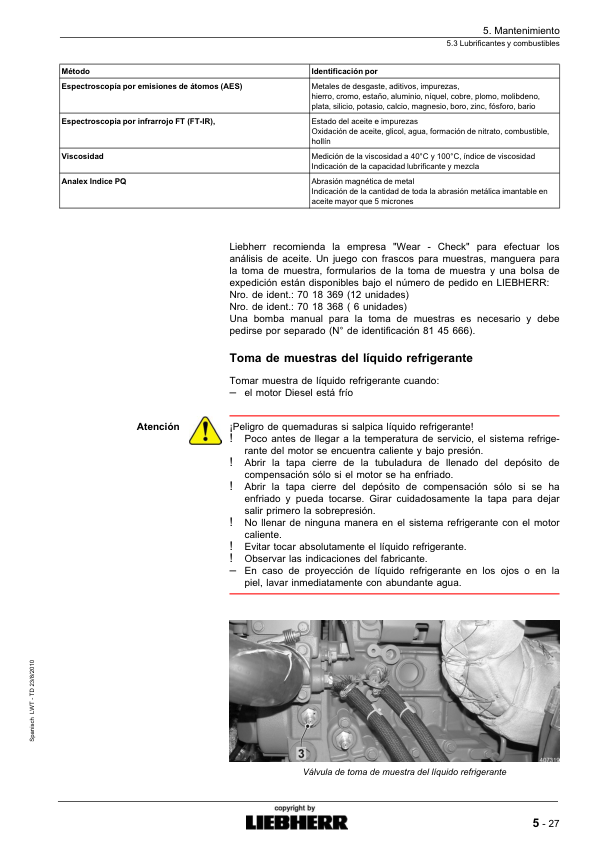 Liebherr LR 634 Litronic Crane Operators Manual ES - Image 11