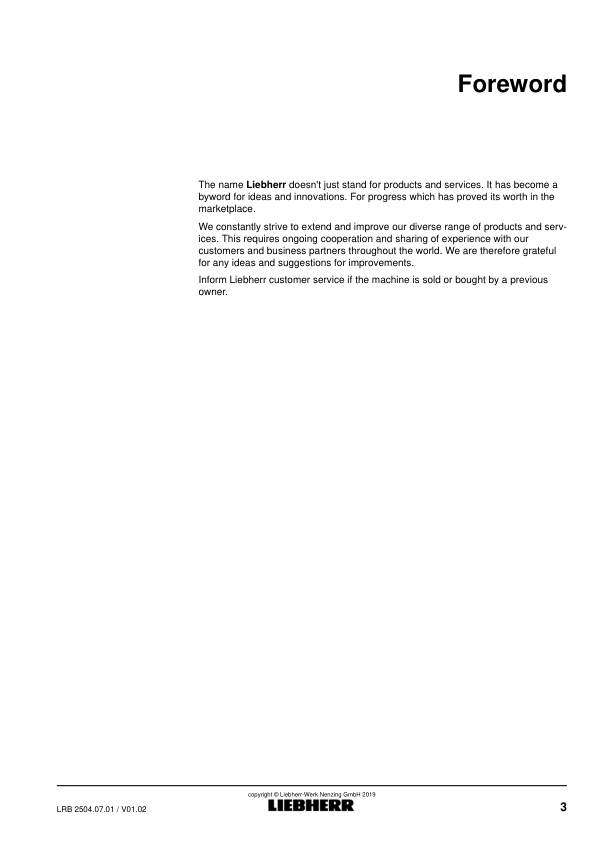 Liebherr LRB 355.1 Crane Operators Manual SN 111682 - Image 10