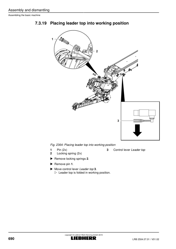 Liebherr LRB 355.1 Crane Operators Manual SN 111682 - Image 20