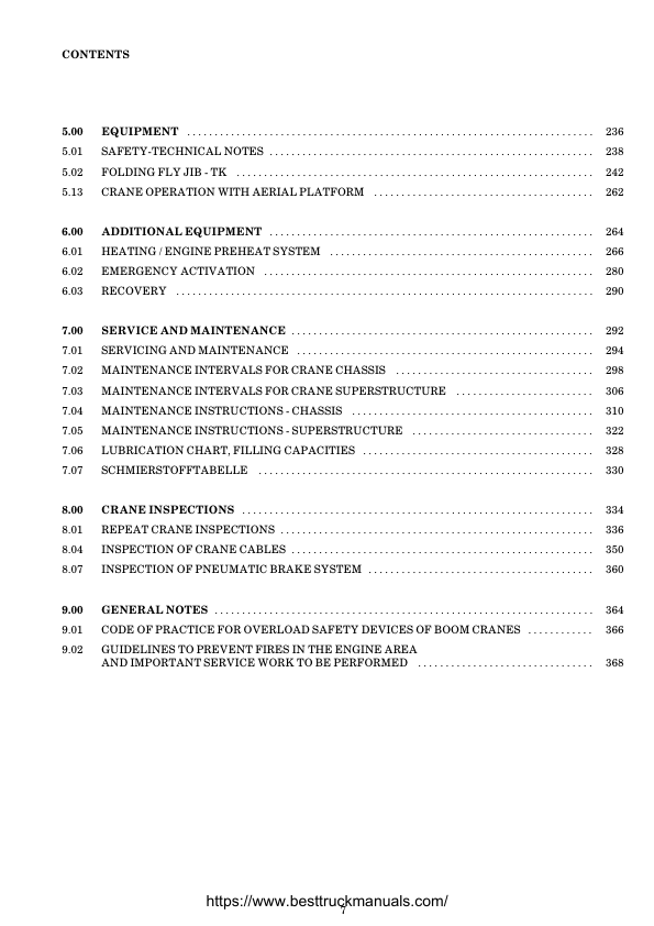 Liebherr LTM 1030-1 080 Series Crane Operators Manual - Image 8