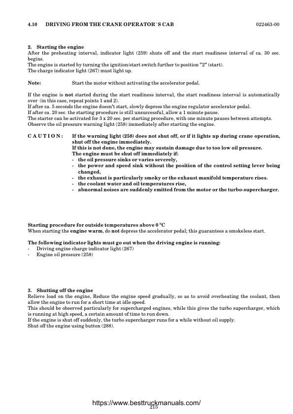Liebherr LTM 1030-1 080 Series Crane Operators Manual - Image 11