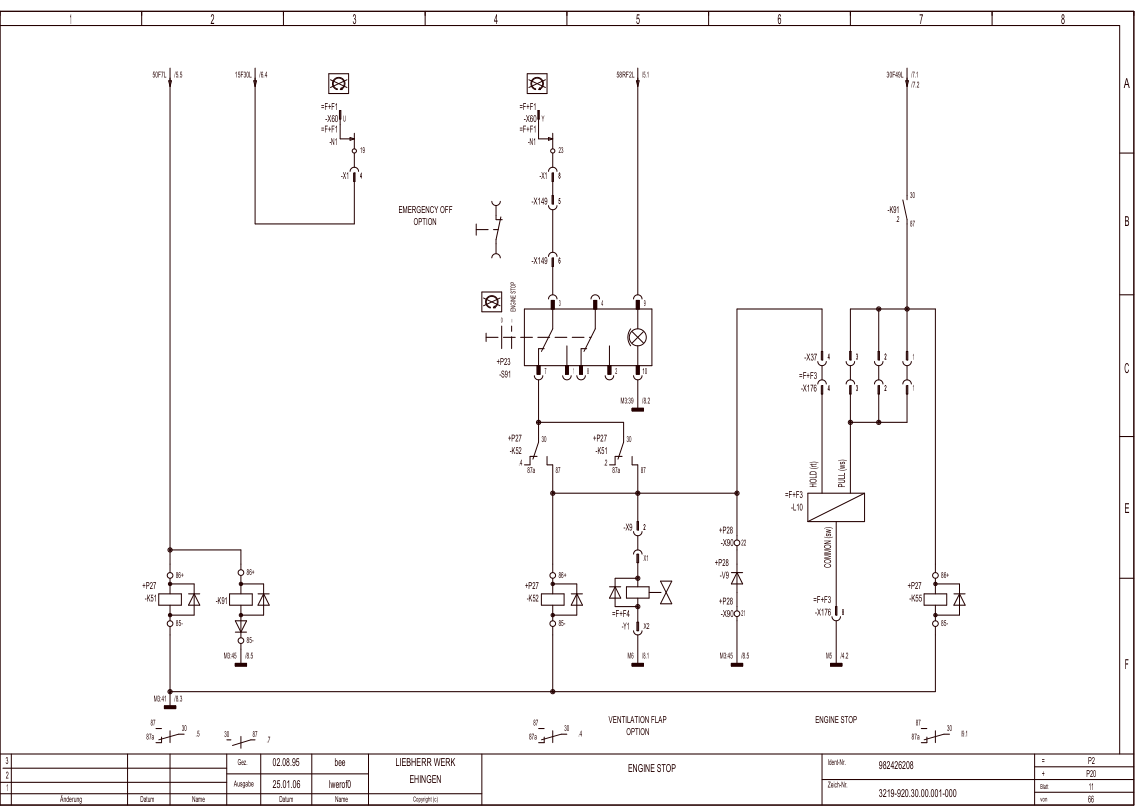 Liebherr LTM 1030-1 Crane Electrical Schematics Service Manual - Image 3