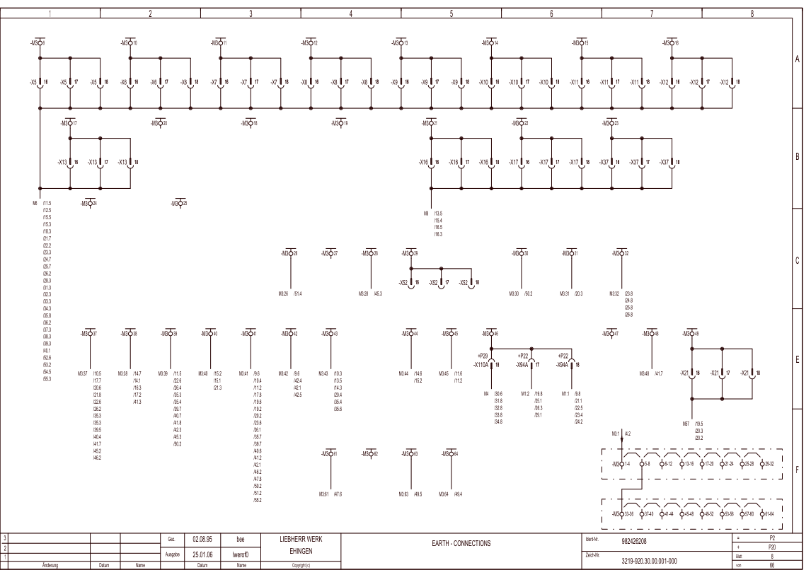 Liebherr LTM 1030-1 Crane Electrical Schematics Service Manual - Image 8