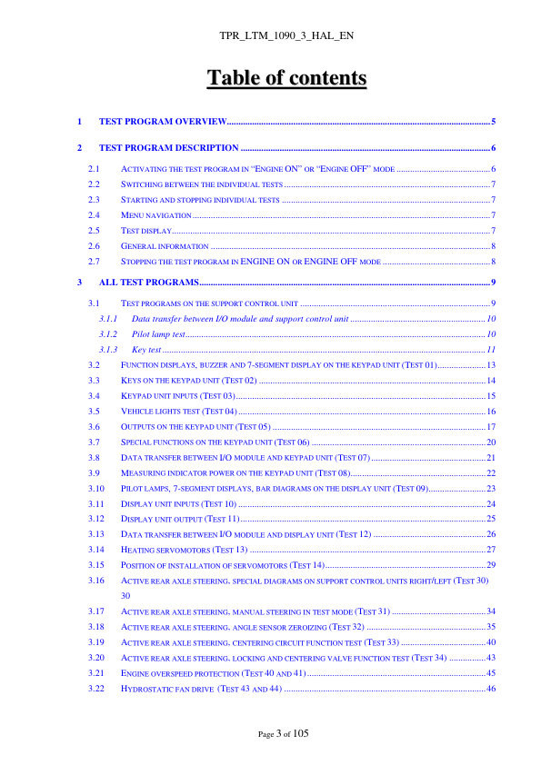 Liebherr LTM 1090-3 Crane Test Program Chassis Operators Manual - Image 7