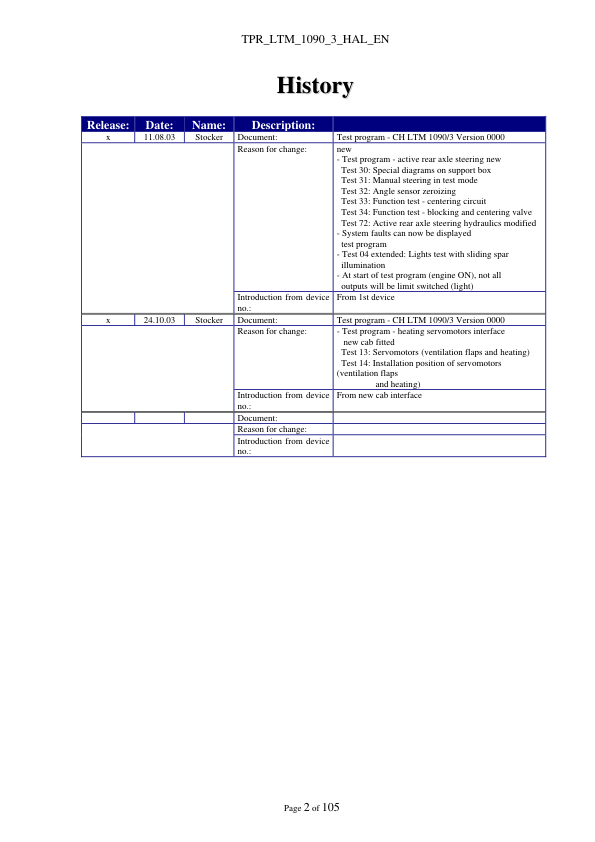 Liebherr LTM 1090-3 Crane Test Program Chassis Operators Manual - Image 6