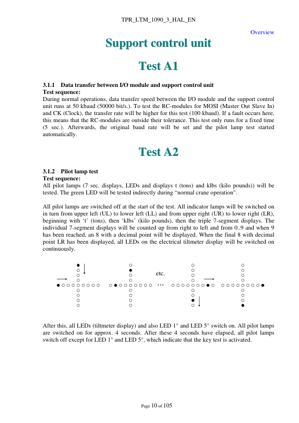 Liebherr LTM 1090-3 Crane Test Program Chassis Operators Manual - Image 3