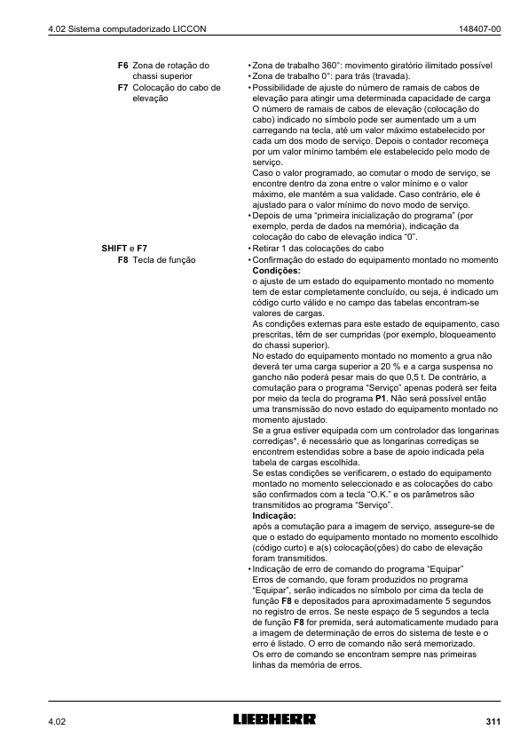 Liebherr LTM 1090-4.1 Crane Operators Manual PT v15006-01-14 - Image 12