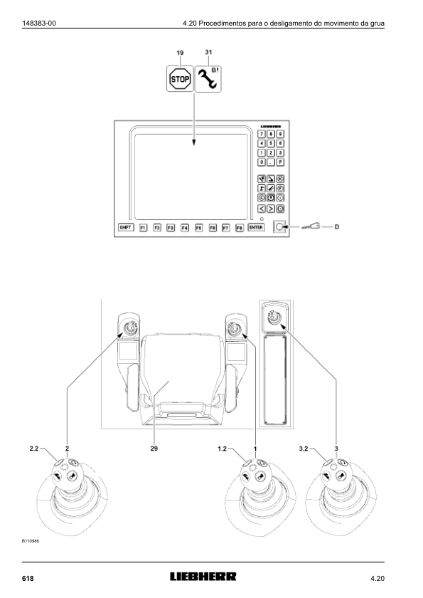 Liebherr LTM 1090-4.1 Crane Operators Manual PT v15006-01-14 - Image 16