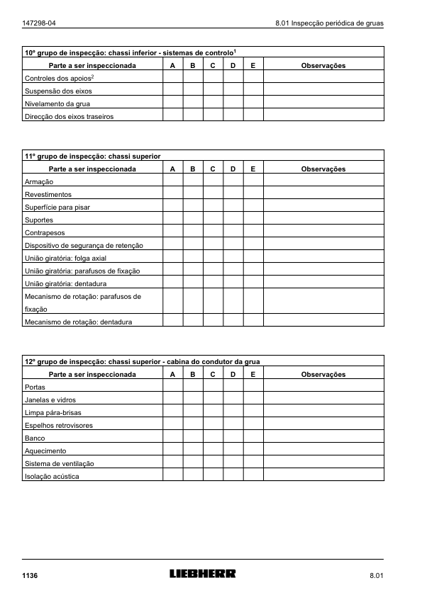 Liebherr LTM 1090-4.1 Crane Operators Manual PT v15006-01-14 - Image 10