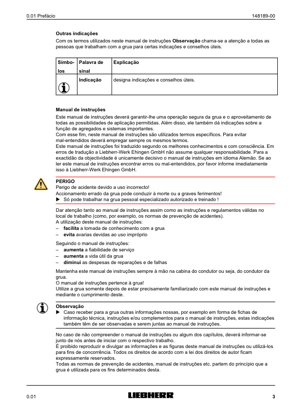Liebherr LTM 1090-4.1 Crane Operators Manual PT v20700-01-14 - Image 4