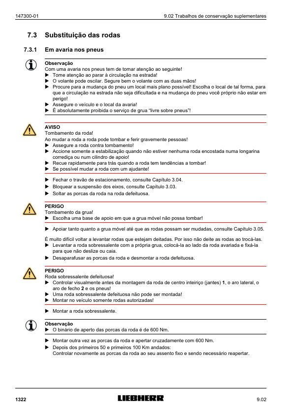 Liebherr LTM 1100-4.2 Crane Operators Manual PT - Image 10