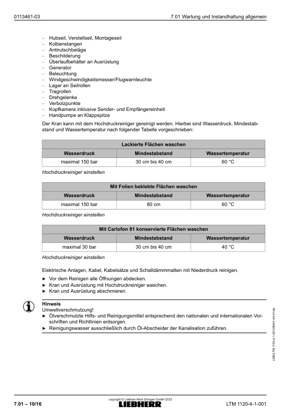 Liebherr LTM 1120 4.1 Crane Operators Manual DE - Image 12