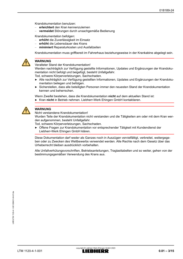 Liebherr LTM 1120 4.1 Crane Operators Manual DE - Image 5