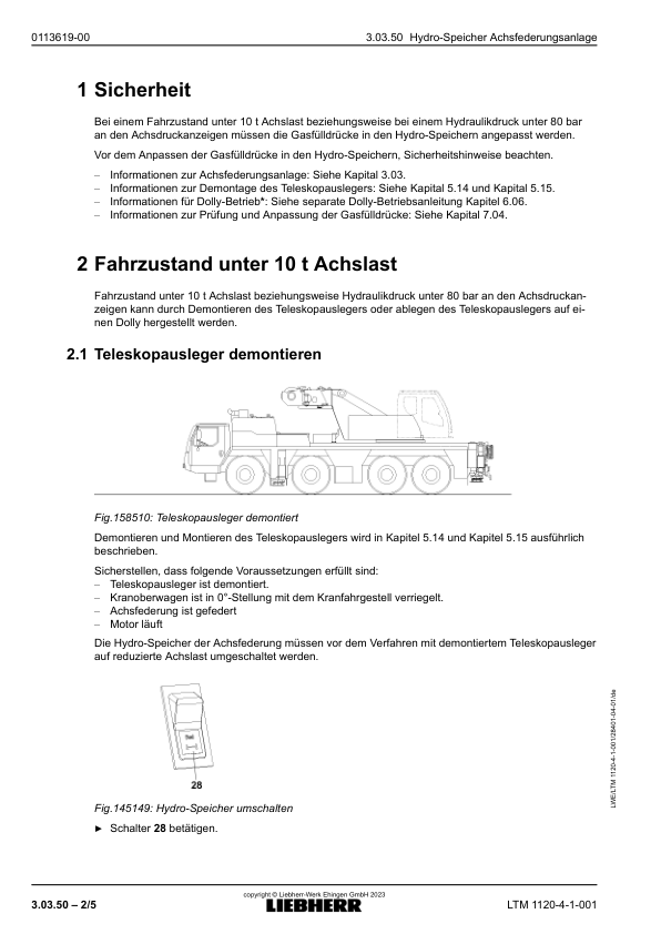 Liebherr LTM 1120 4.1 Crane Operators Manual DE - Image 16