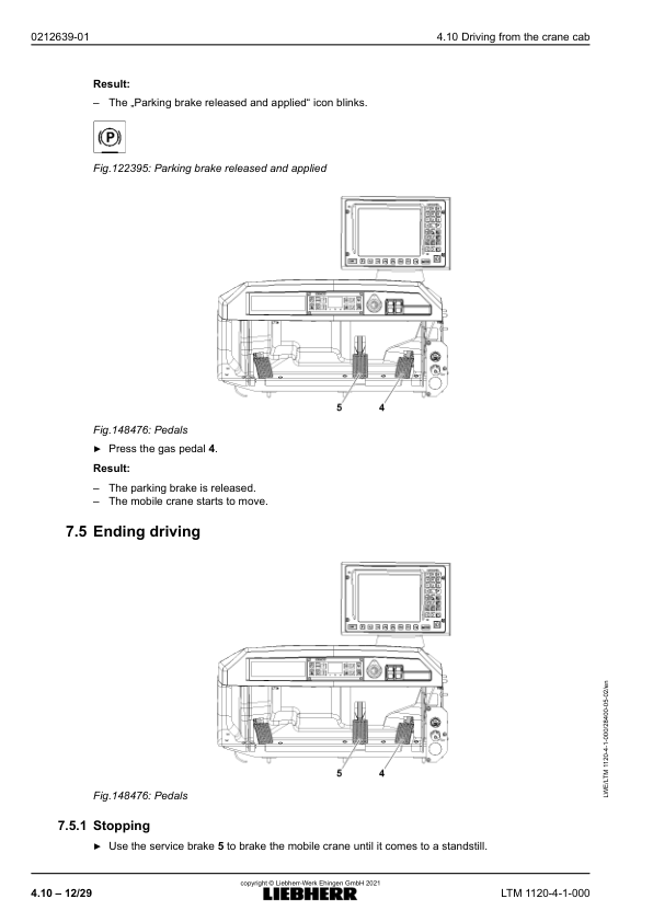 Liebherr LTM 1120-4.1 Crane Operators Manual - Image 17