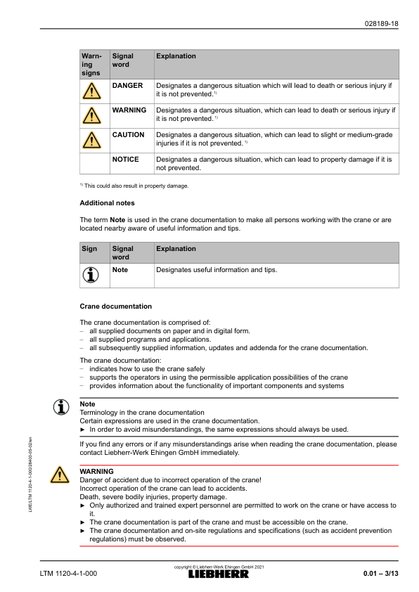 Liebherr LTM 1120-4.1 Crane Operators Manual - Image 8
