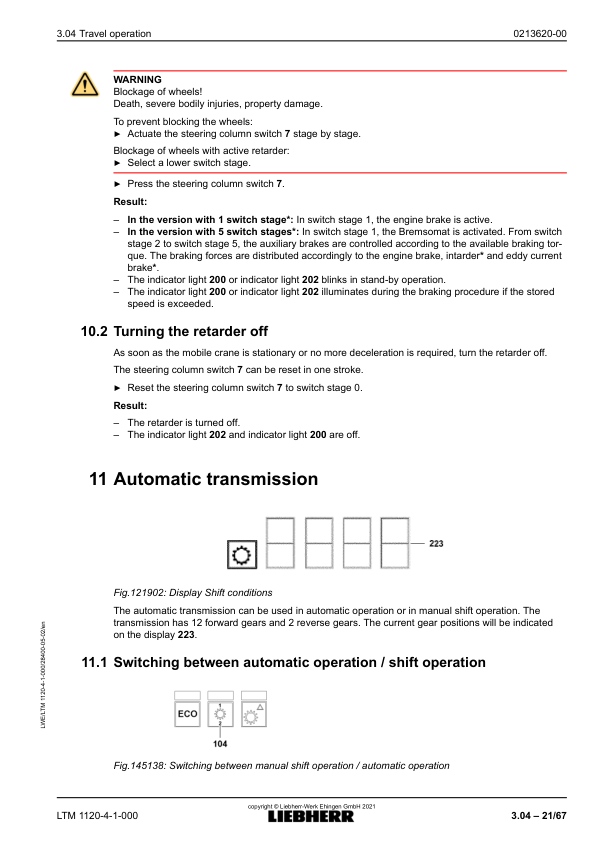 Liebherr LTM 1120-4.1 Crane Operators Manual - Image 16
