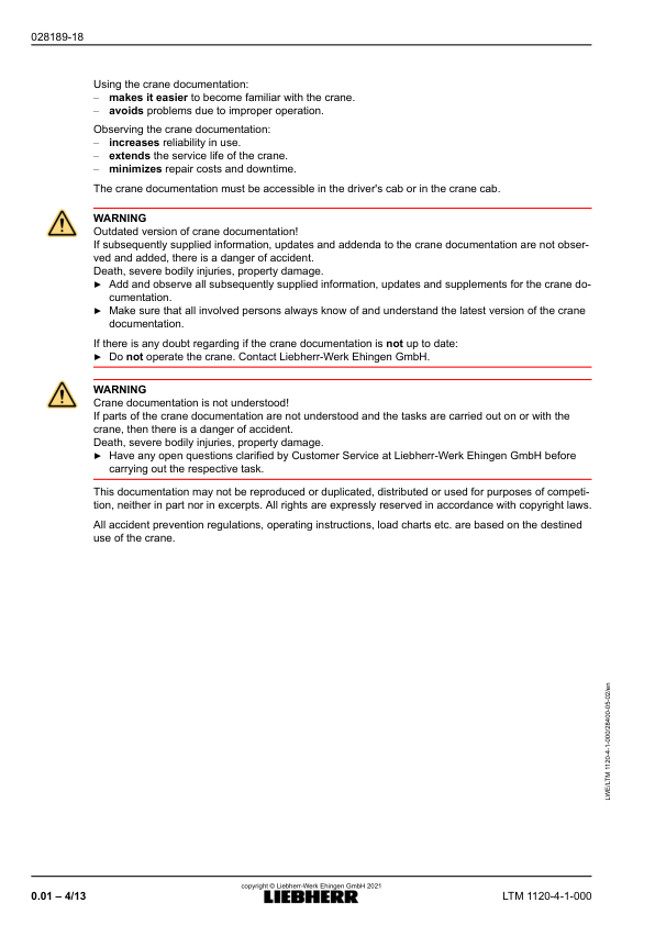 Liebherr LTM 1120-4.1 Crane Operators Manual - Image 9