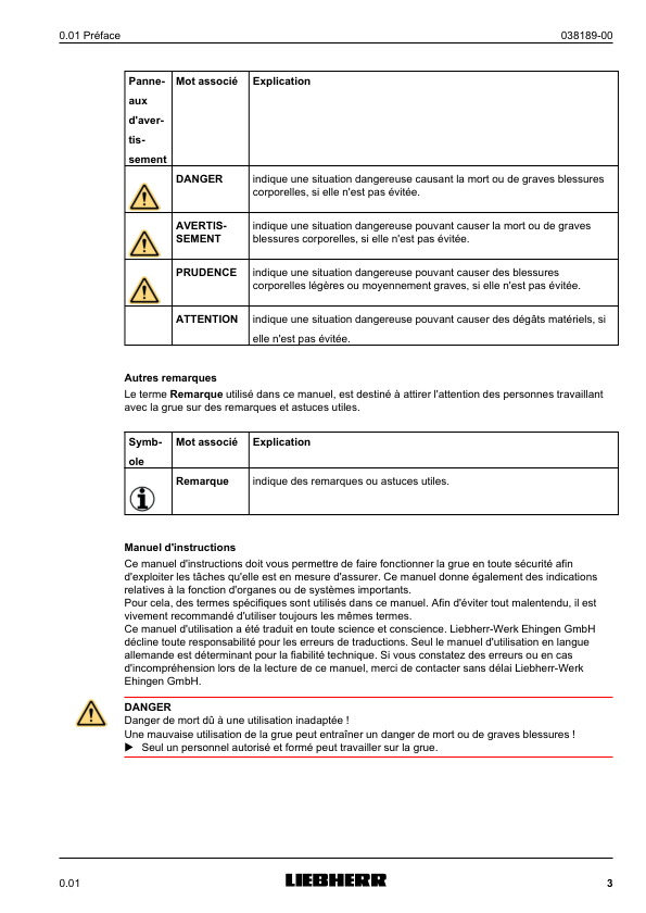 Liebherr LTM 1130 5.1 Crane Operators Manual FR - Image 4