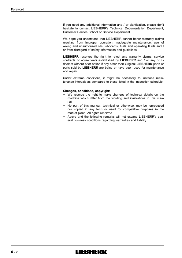 Liebherr PR 754 Litronic Crawler Dozer Operation Manual - Image 4