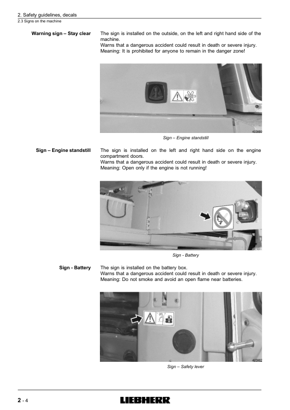 Liebherr PR 754 Litronic Crawler Dozer Operation Manual - Image 9