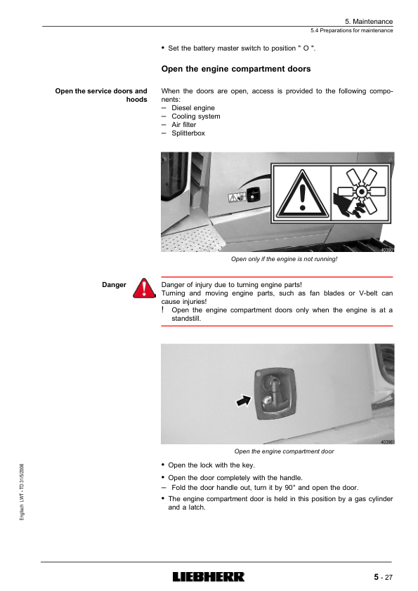 Liebherr PR 754 Litronic Crawler Dozer Operation Manual - Image 6