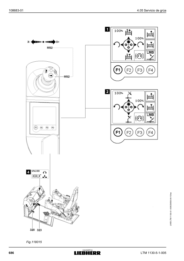 Liebherr TM 1130 5.1 Crane Operators Manual ES - Image 15