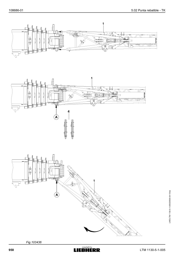 Liebherr TM 1130 5.1 Crane Operators Manual ES - Image 16