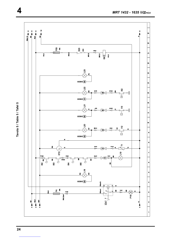 Manitou MRT 1432 M Series E-2 Telehandler Operators and Service Manual SN 411048 and Below - Image 6