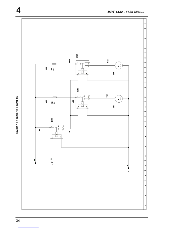 Manitou MRT 1432 M Series E-2 Telehandler Operators and Service Manual SN 411048 and Below - Image 7
