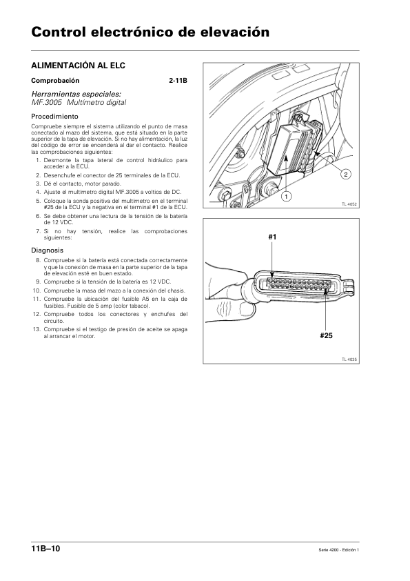 Massey Ferguson 4200 Series Tractor Service Manual ES - Image 20