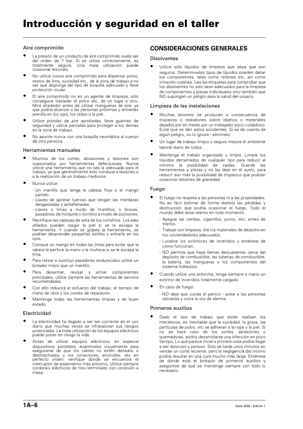 Massey Ferguson 4200 Series Tractor Service Manual ES - Image 3
