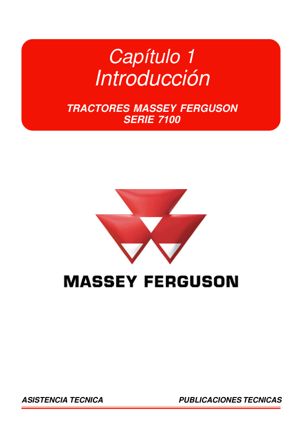 Massey Ferguson 7100 Series Tractor Service Manual ES - Image 5