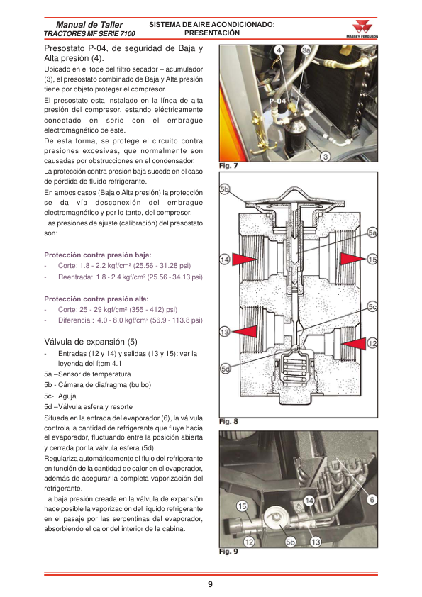 Massey Ferguson 7100 Series Tractor Service Manual ES - Image 12
