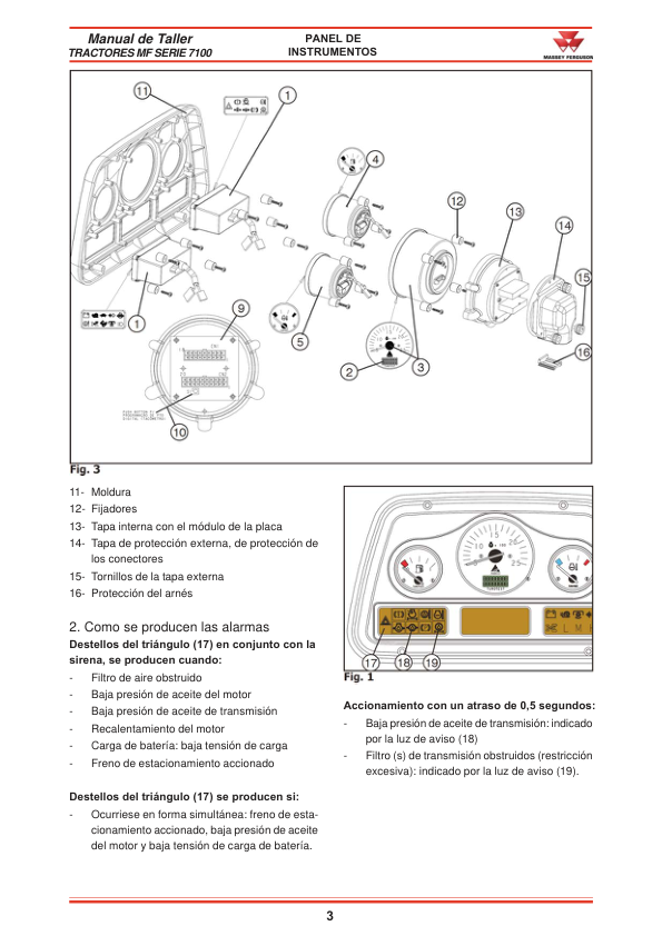 Massey Ferguson 7100 Series Tractor Service Manual ES - Image 9