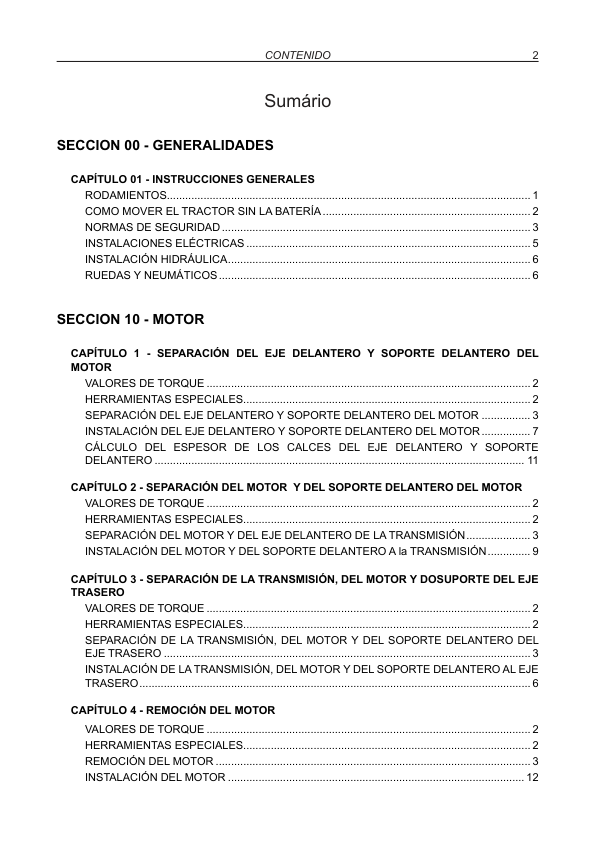 New Holland 7630 8030 Tractor Service Manual ES - Image 3