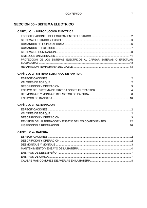 New Holland 7630 8030 Tractor Service Manual ES - Image 8